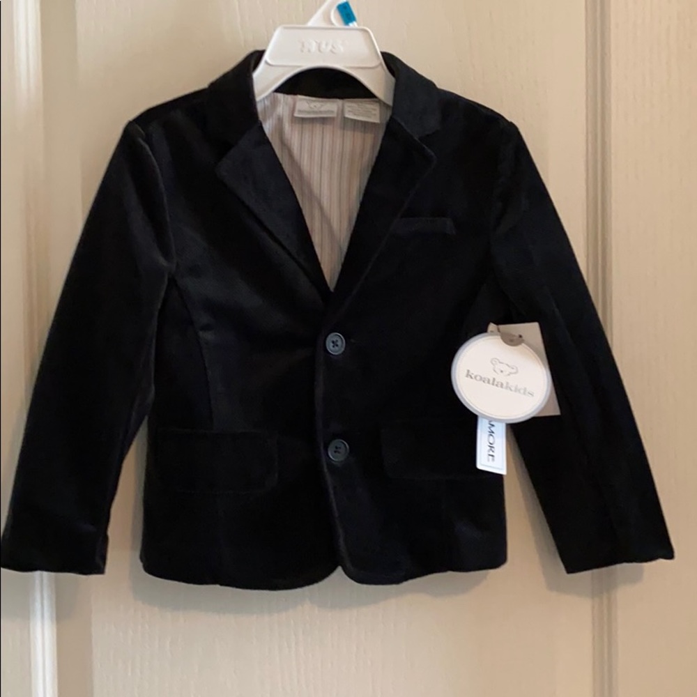 Toddler Boys Black Blazer